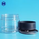 Round Empty 438ml 15oz Stackable Clear Plastic Cans