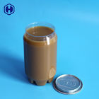 #202 RPT 310ml  Plastic Soda Cans For Coffee Packaging