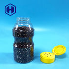 Custom Airtight Round 300ml 10oz Plastic Spice Jar Transparent