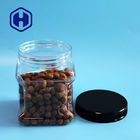 1450ml Pinch Grip PET Food Canister For Nuts Snacks Cap Screw