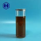 Iced Cold Coffee Chocolate Plastic Drink Can 310ml Clear Straight Side Flat Bottom