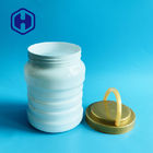 2450ml Food Grade White Leak Proof Plastic Jar For Oatmeal Nuts