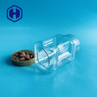 450ml 15oz Leak Proof Plastic Jar Wide Mouth Square Clear Plastic Grip Jars