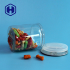 300# 330ml Clear Plastic Jar Sweets Chocolate Peanut Beans Storage With Easy Open End Lid