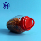 Canned Food Packaging Plastic Pickle Jars 590ml Screw Top Lids Customized Shape
