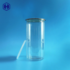 Aluminum Lid Clear Plastic Cans Long High 1380ml 401# Pop Corn Packaging