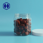560ml 19oz Hexagonal PET Plastic Jars Bpa Free Food Safe Snacks Screw Cover