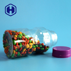 300ml Leak Proof Plastic Jar For Chocolate Beans Seeds Small Mouth PET Candy Jars With Screw Lid