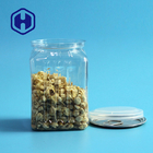 EOE Disposable Plastic Food Cans 450ml Square PET Food Grade