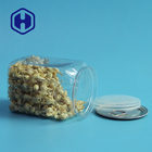 EOE Disposable Plastic Food Cans 450ml Square PET Food Grade