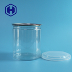 750ml Clear Plastic Cans Screen Print Food Grade Packing Bpa Free Empty Pet Can Easy Open Lid