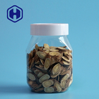 Nontoxic 390ml 13oz Plastic Peanut Butter Jar Transparent Color