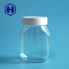 Nontoxic 390ml 13oz Plastic Peanut Butter Jar Transparent Color