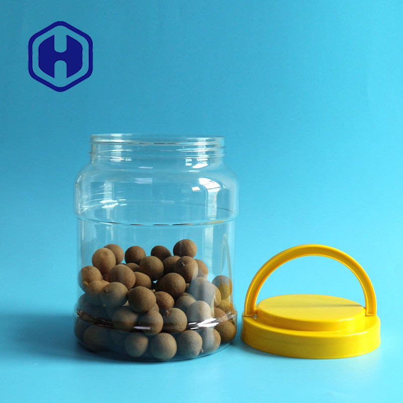 Wide Mouth Pickle Candy Large Plastic Jars With Lids 80.5oz Bpa Free Food Grade
