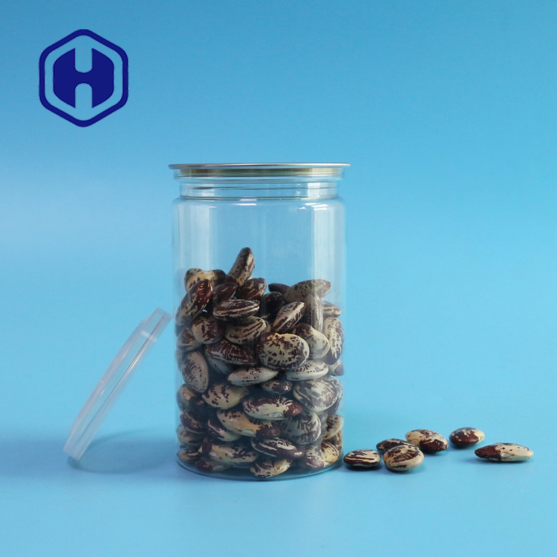 410ml 211# Easy Open Empty clear Plastic Pet Can For Food Leak Proof