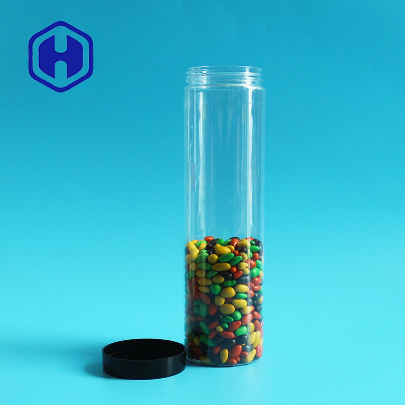 Long Noodle Pasta Decoration Plastic Packaging Jar 420ml Aluminium Foil Sealing