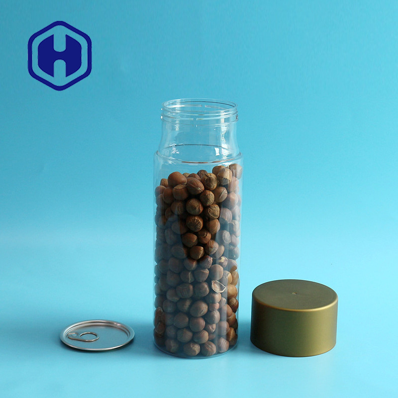 Bpa Free Round Long Lid Plastic Packaging Jar Containers For Dry Fruis Popcorn 1136ml