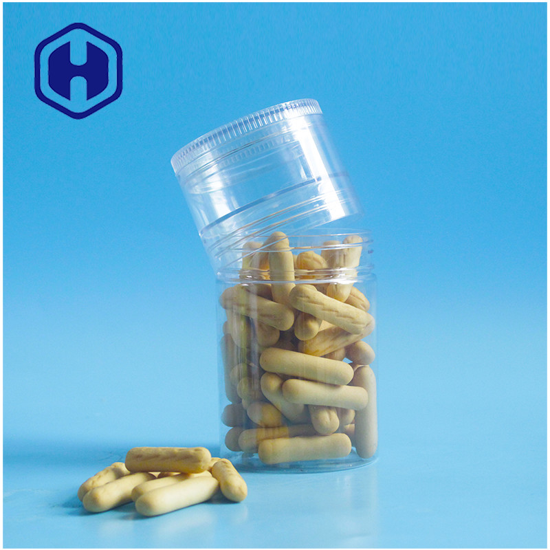 240ml PET Plastic Jar H92mm 2 Layers Screw Lid Paste Jam Bars Biscuit Empty