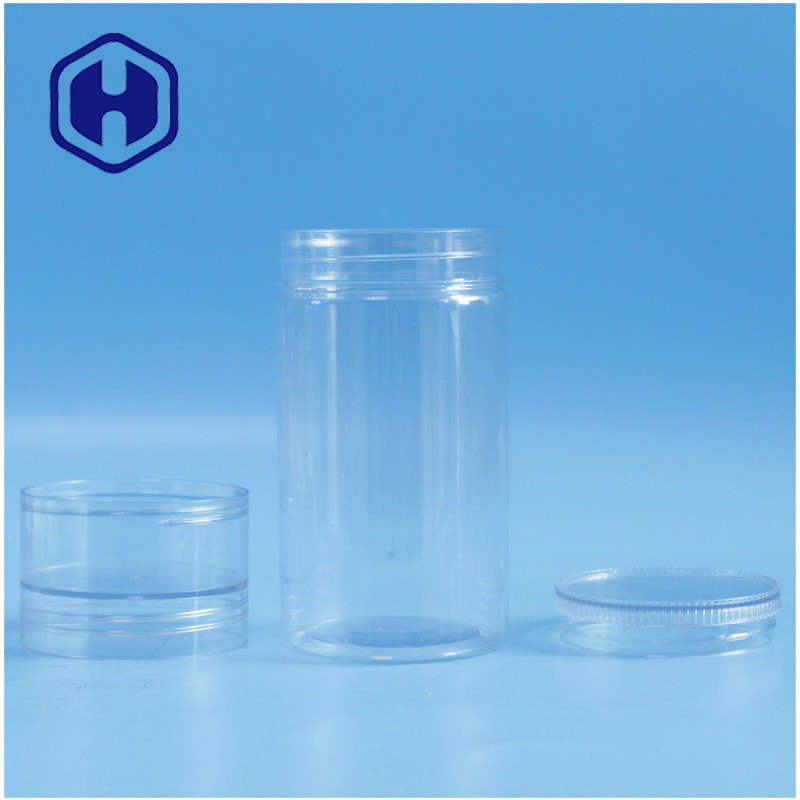 10.9oz Plastic Mason Jars Premium Screw 2 In 1 Baby Food Biscuits Chocolate Jam Packing