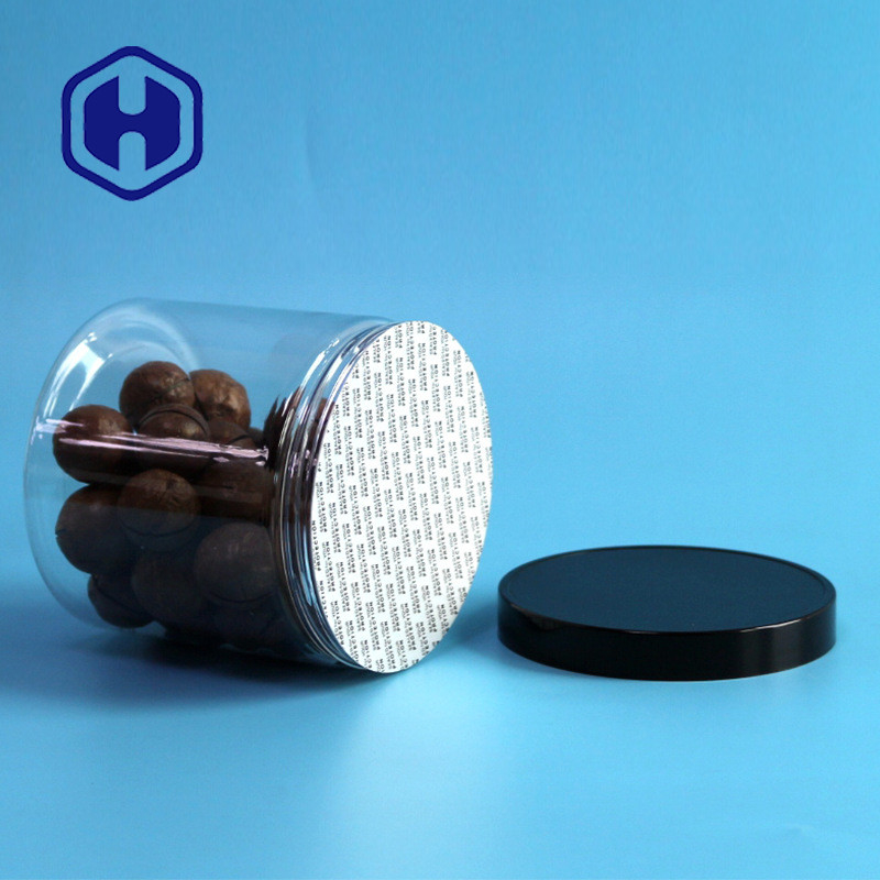 Wide Mouth 309# 740ml Canned Food PET Plastic Cans With Aluminum Eoe Screw Cap