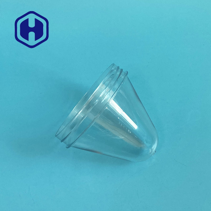Stackable PET Bottle Preform Biscuit Dry Fruit Candy Jar Neck 87mm Wide Open