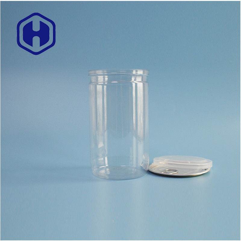 Spice Snacks Effortless Opening 307# PET Cylindrical Cans For Convenient Food Packaging