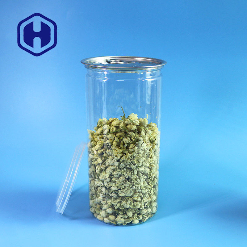 1380ml Popcorn Beans Clear PET Can With Wide Mouth For Effortless Filling And Dispensing