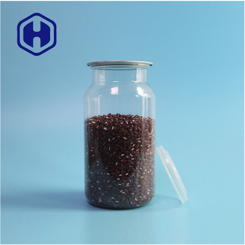 Clear PET Plastic Cans For Dry Food And Spices With Leak Proof And Easy Open Design