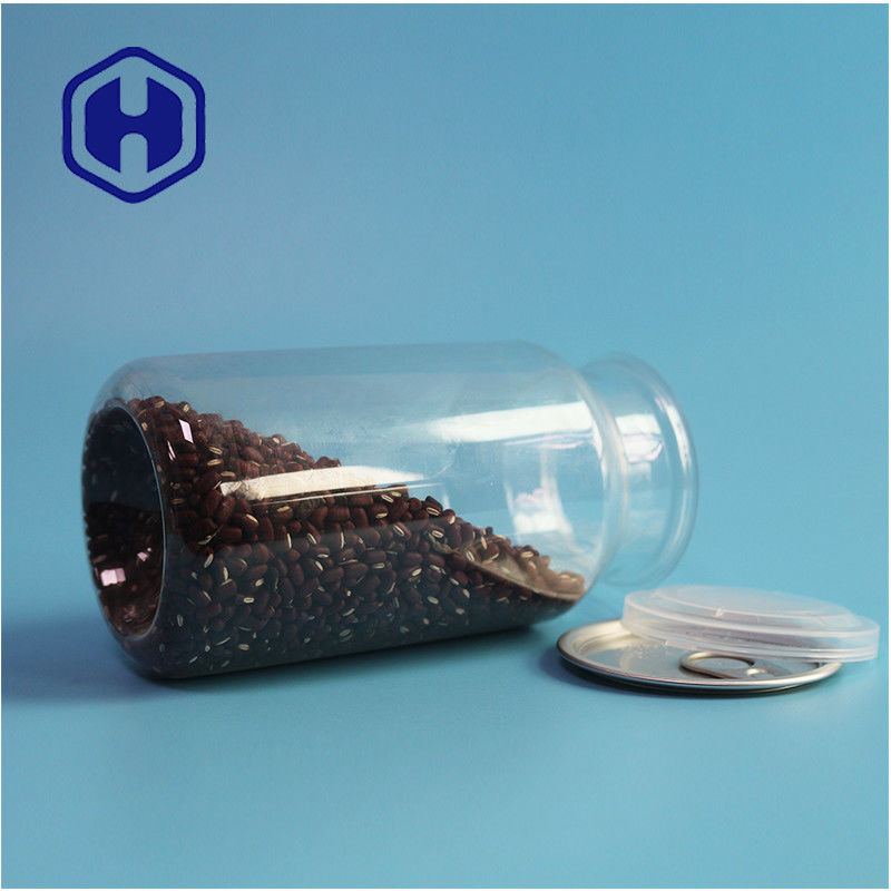 Clear PET Plastic Cans For Dry Food And Spices With Leak Proof And Easy Open Design
