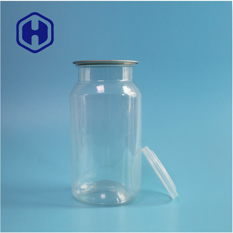 Clear PET Plastic Cans For Dry Food And Spices With Leak Proof And Easy Open Design