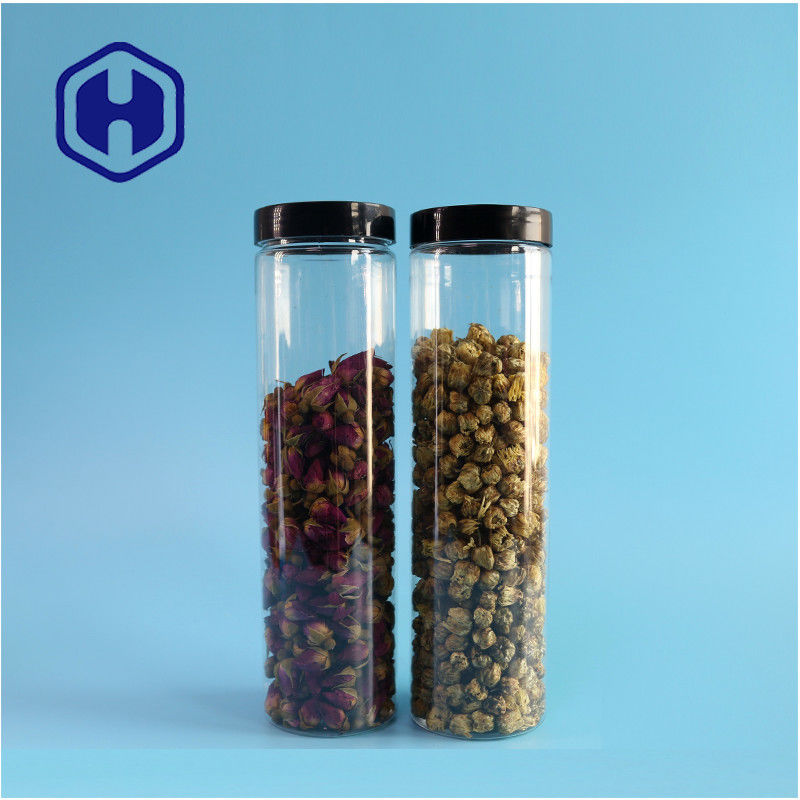 Factory Wholesale Tall Gift Round DIY Toy Plastic Nut Popcorn Food Storage Jar