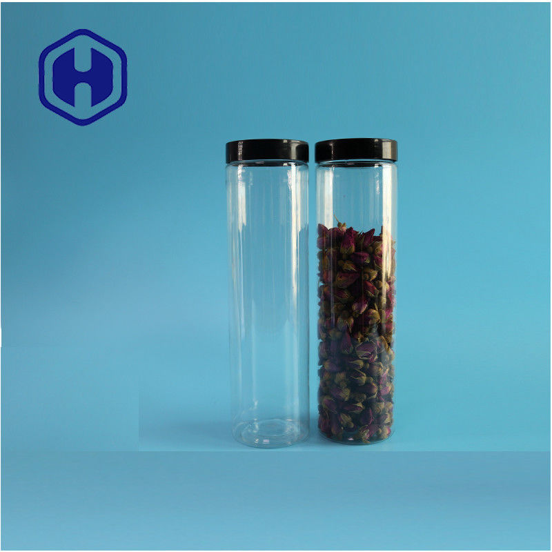 Factory Wholesale Tall Gift Round DIY Toy Plastic Nut Popcorn Food Storage Jar