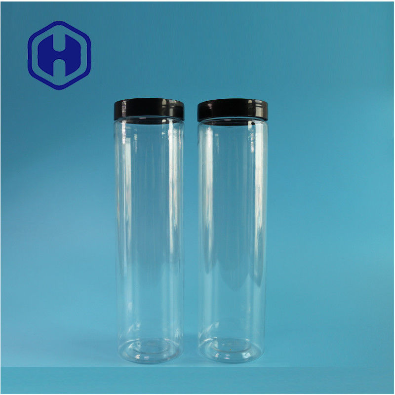 Factory Wholesale Tall Gift Round DIY Toy Plastic Nut Popcorn Food Storage Jar