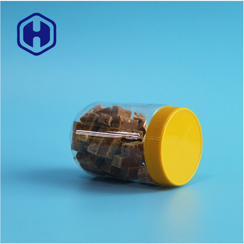 Leak Proof Round Bpa Free Plastic Packaging Bpa Free Peanut Butter Jars With Lid