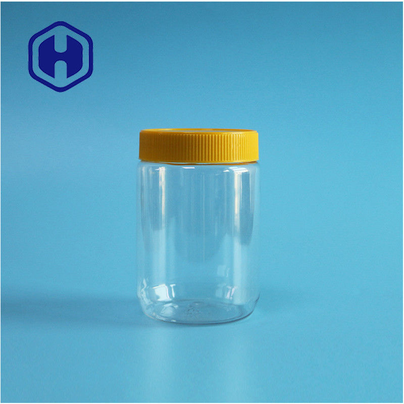 Leak Proof Round Bpa Free Plastic Packaging Bpa Free Peanut Butter Jars With Lid