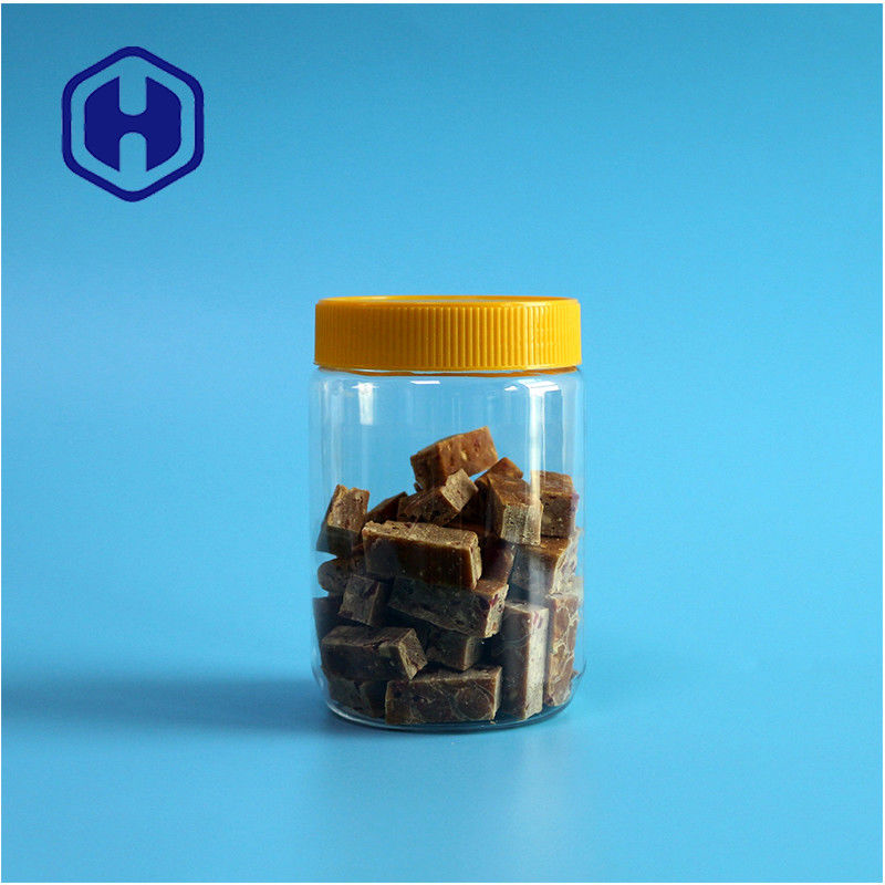 Leak Proof Round Bpa Free Plastic Packaging Bpa Free Peanut Butter Jars With Lid