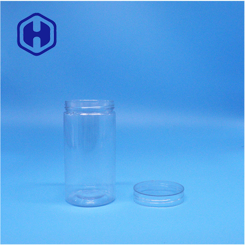 Clear Round Plastic Sugar Pecan Candy Badam Breath Mints Corn Raisin Walnut Jars