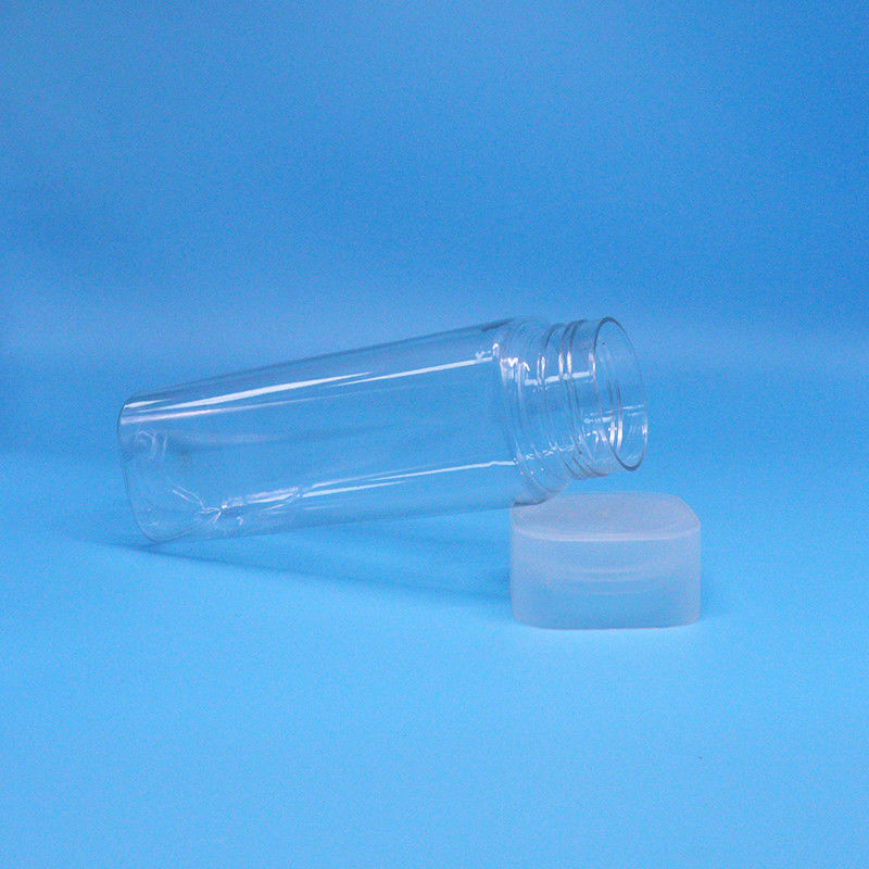 Snack Candy Clear Square Wide Mouth Food grade PET Plastic Jars Screw Top Lids