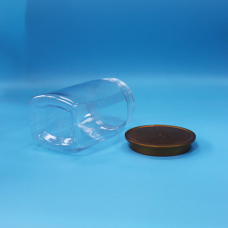Good Quality Baby Food Clear Plastic PET Food Storage Candy Cookies Jar Seal Lid