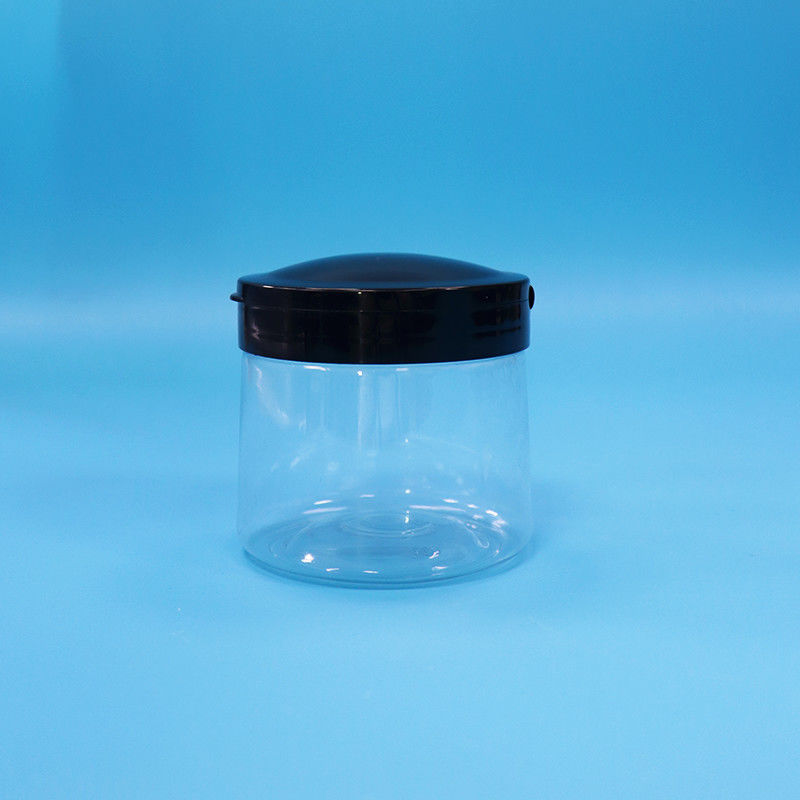 Food Grade Transparent Small Round Plastic Food Storage Jar Plastic Screw Top Lid