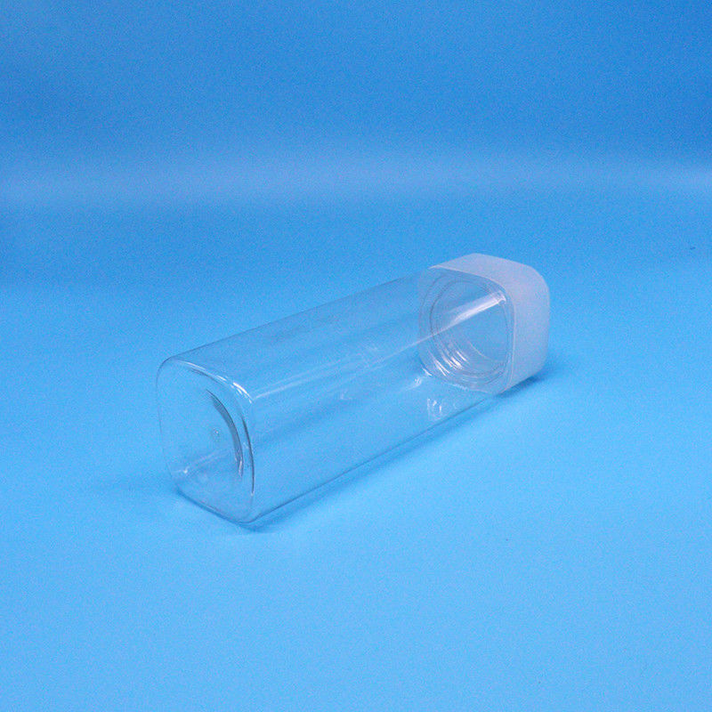 Wide Mouth 600ml Snack Food Candy Transparent Square PET Plastic Jars Flat Top Lids
