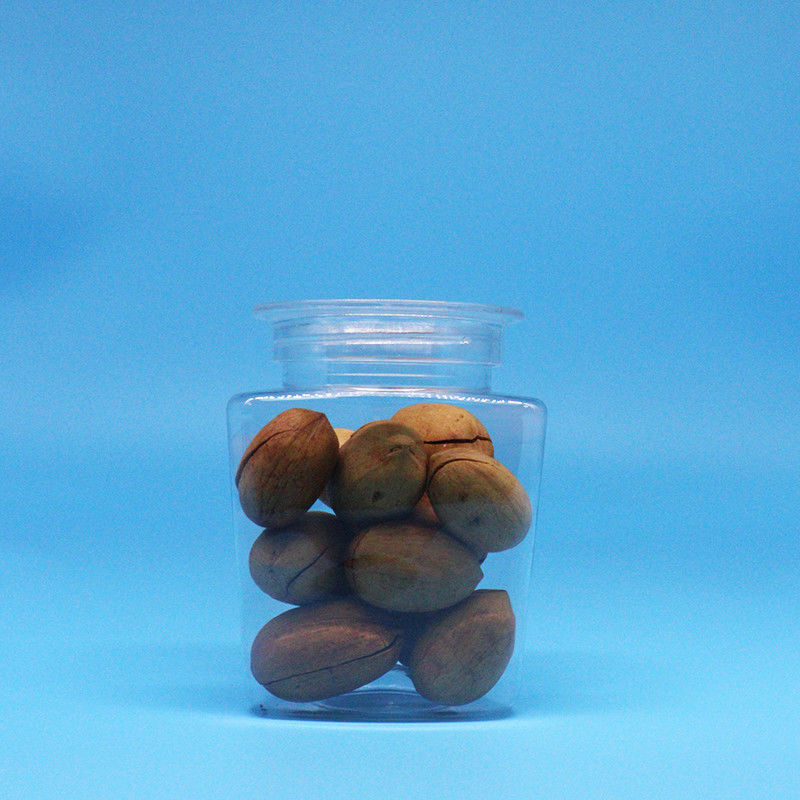 Cookie Food Candy Food Grade Clear Triangle Shape PET Plastic Clear Jar Clear Lid