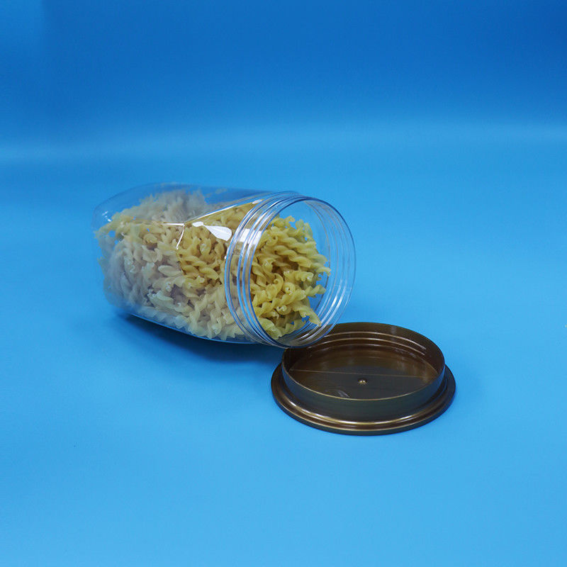 Baby Food High Quality Transparent Plastic PET Food Storage Jar Seal Lid For Nuts
