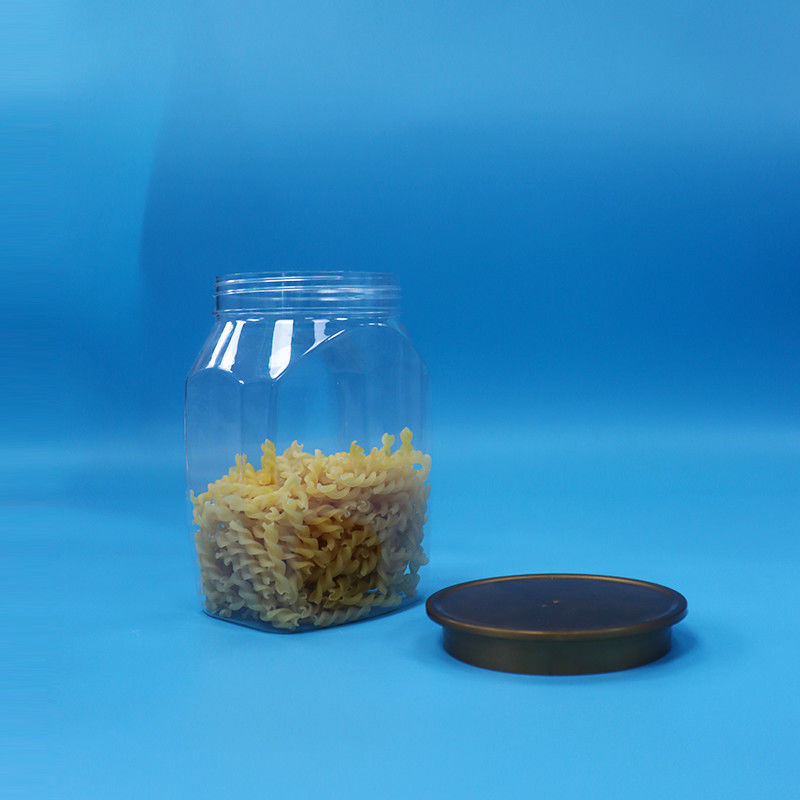 Baby Food High Quality Transparent Plastic PET Food Storage Jar Seal Lid For Nuts