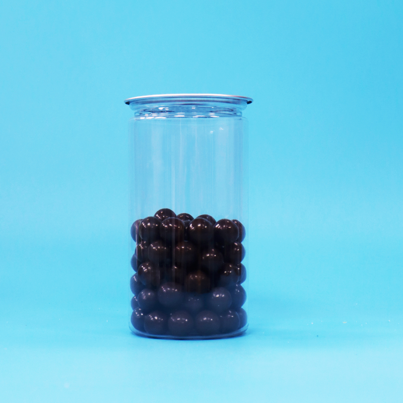 PET Clear Plastic Easy Open Well Sealing Packing Can For Dried Food Drink Beverage