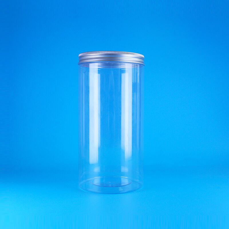 Screw Lids Wide Mouth Clear Airtight Tall Round Plastic Dry Food Bear Biscuit Jars