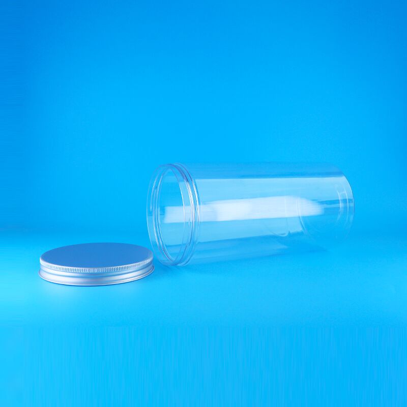 Screw Lids Wide Mouth Clear Airtight Tall Round Plastic Dry Food Bear Biscuit Jars