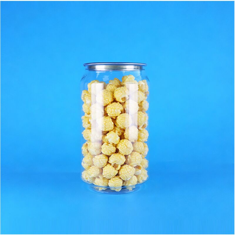 330ml Clear PET Plastic Can with Easy Open Lid for Coffee Tea Milk and Carbonated Drinks