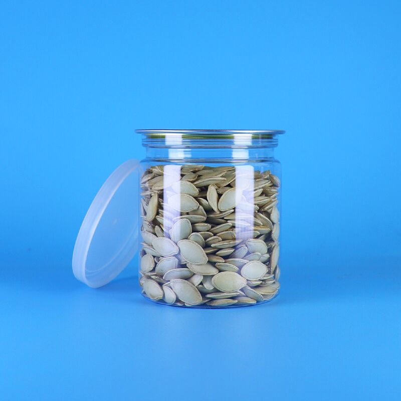 Airtight 250ml PET Easy Open Lid Plastic Peaches Can Ham Peas Food Packaging Solutions