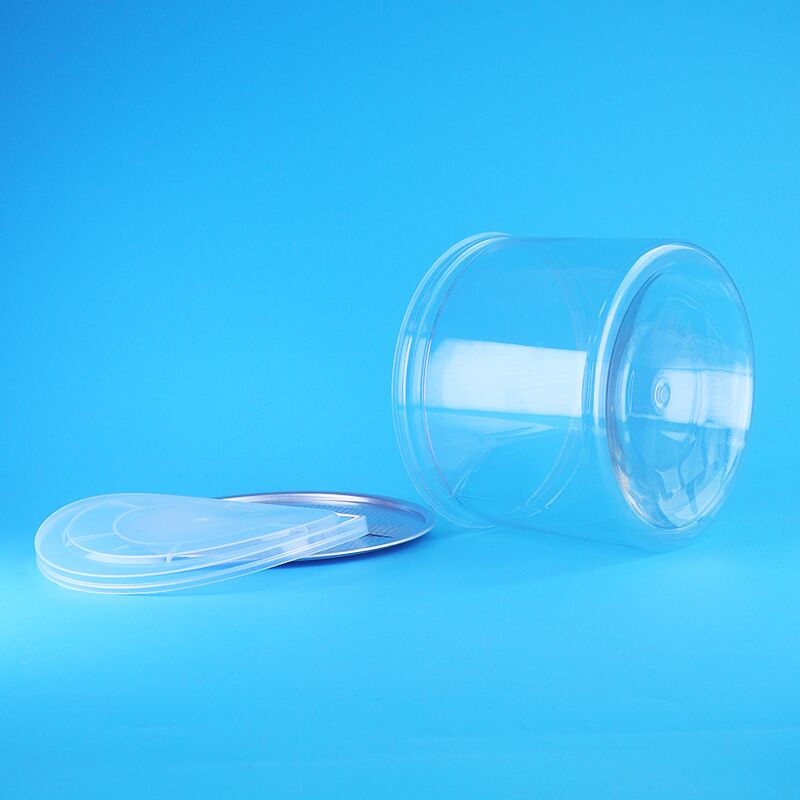 100% Airtight Food Grade PET Plastic Jar with Easy Open Lid for Dried Fruits and Nuts Packaging